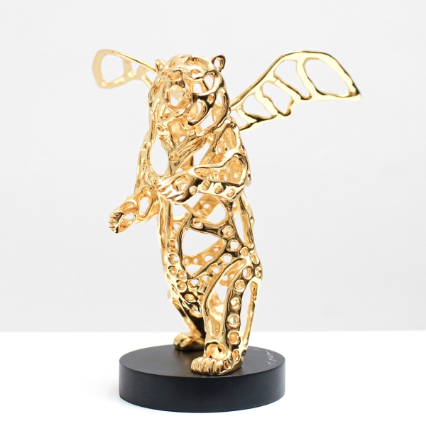 Angel Bear Gold by Richard Texier