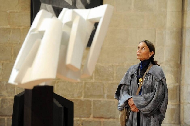 Parvine Curie à la collégiale Saint-Martin d'Angers en septembre 2012 (c) Le Courrier de l'Ouest - Josselin Clair